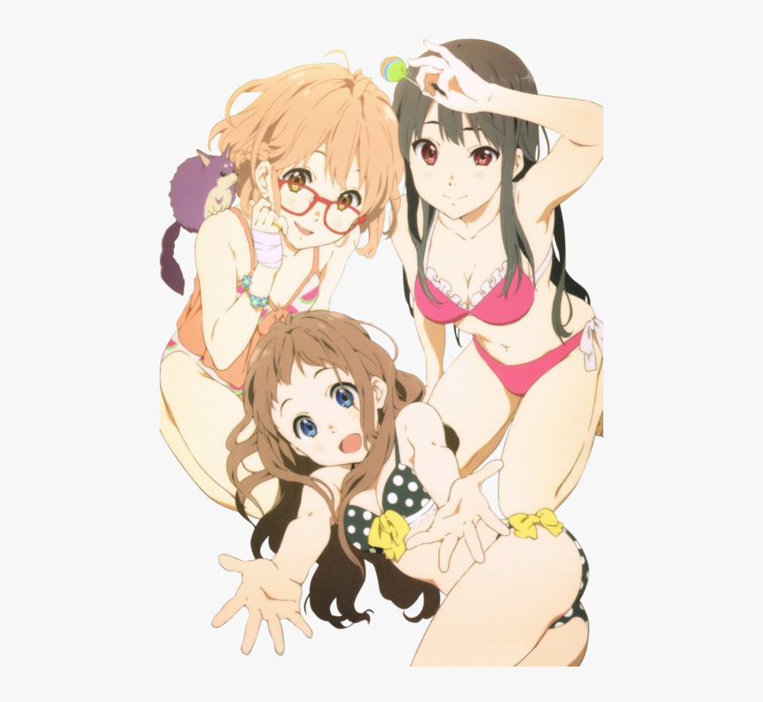 Kyoukai No Kanata Sexy, HD Png Download