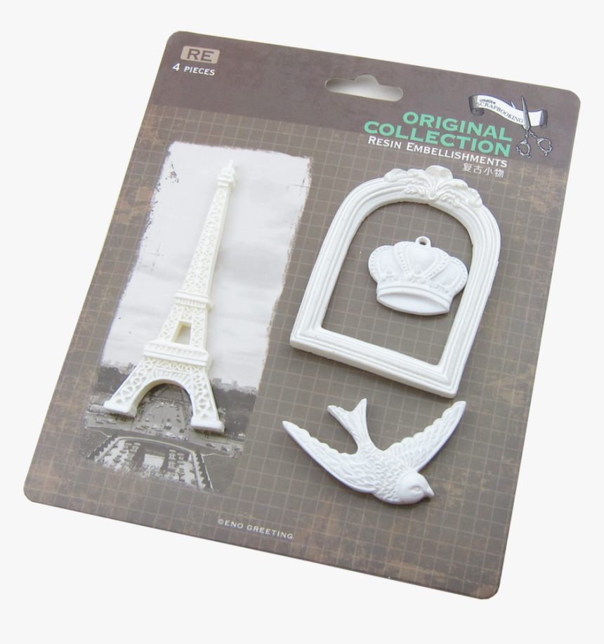 Vintage Style Resin Embellishment Set - Cutting Tool, HD Png Download