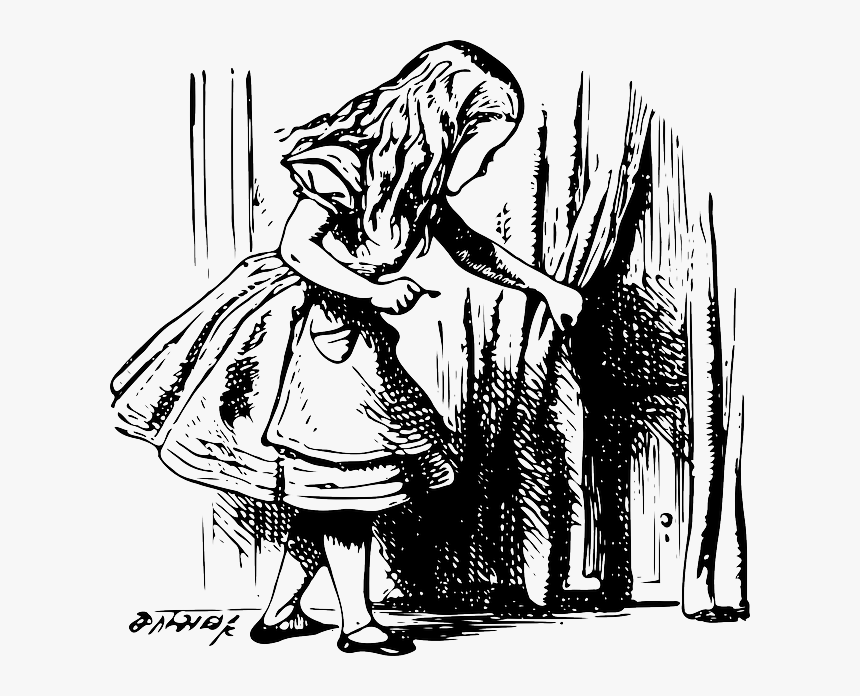 Alice In Wonderland 30327 640 - Alice In Wonderland Original Illustration, HD Png Download