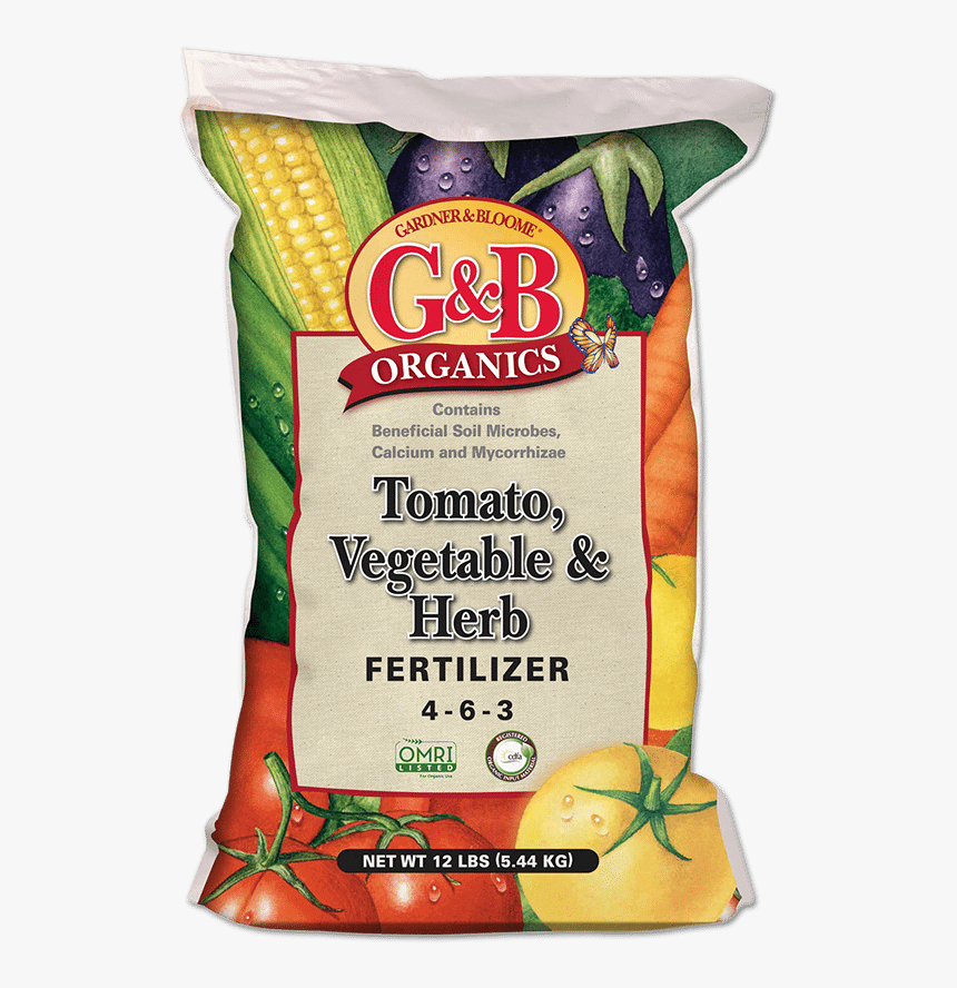 Tomato, Veggie And Herb Fertilizer - G&b Planting Mix, HD Png Download