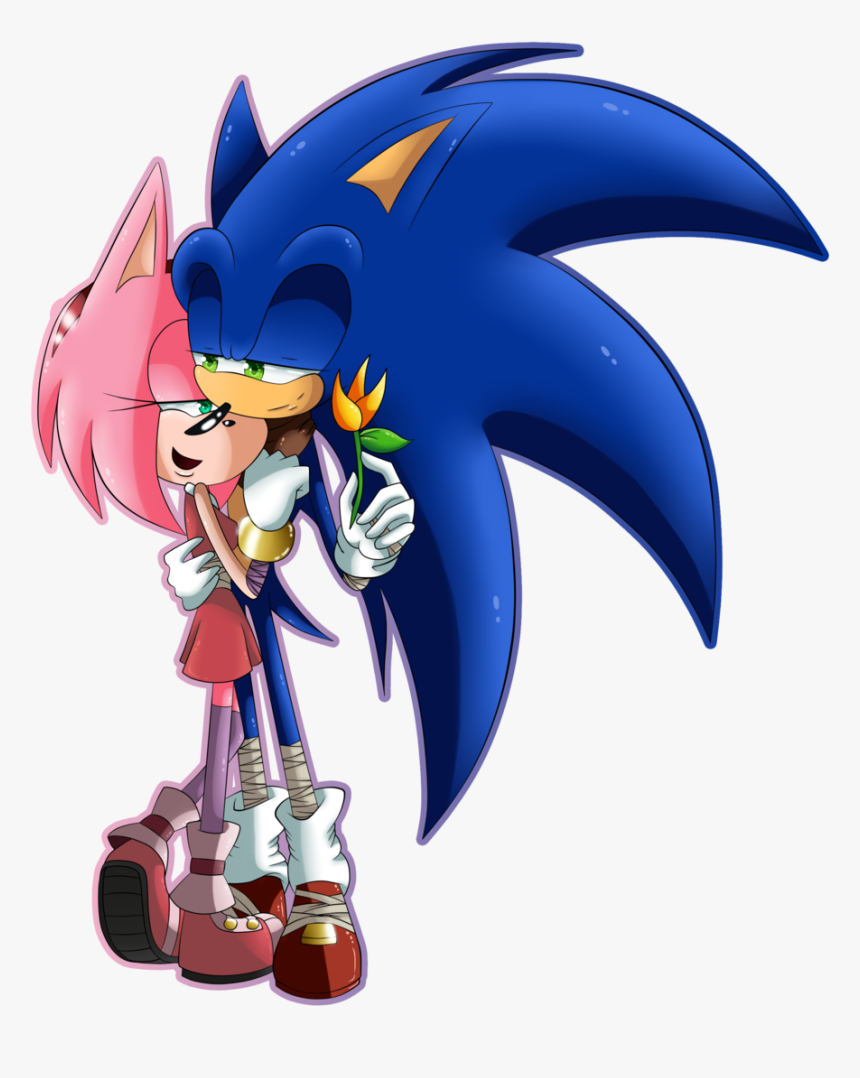 Sonamy Boom San Valentine By Silverthehedgehogyes On - Valentine's Day, HD Png Download
