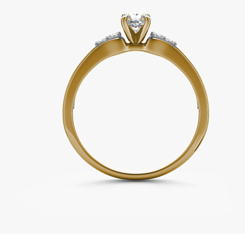Thumb Image - Tulip Style Solitaire Engagement Ring, HD Png Download