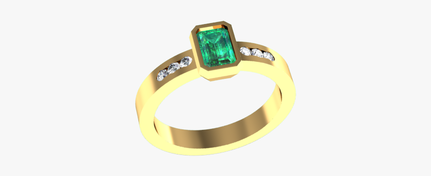 Anillo Esmeralda Png, Transparent Png
