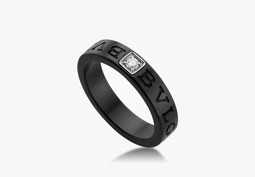Bvlgari Black Diamond Ring, HD Png Download
