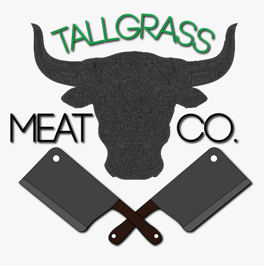 Logo Design By Jón Design Company For Tallgrass Meat - Bull, HD Png Download
