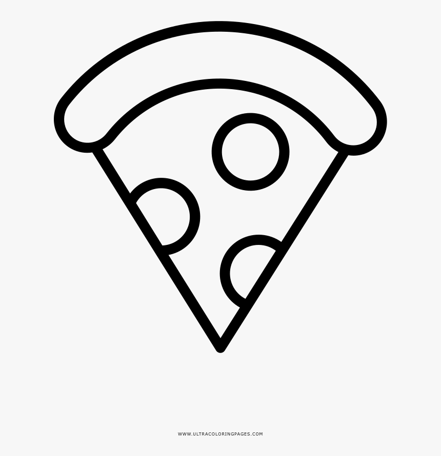 Pizza Dibujo Png, Transparent Png