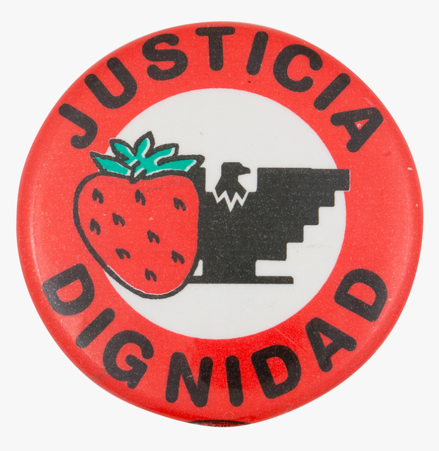 Justicia Dignidad Cause Button Museum - Strawberry, HD Png Download