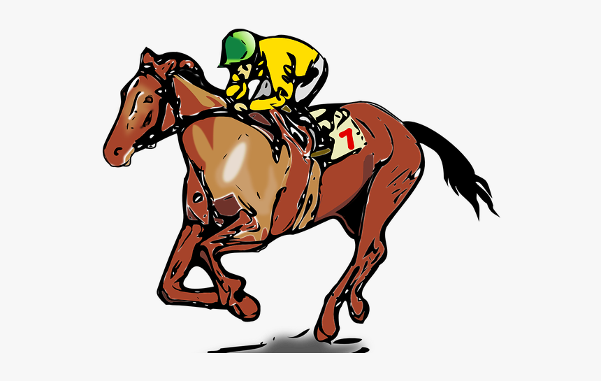 Horse Racing Clipart, HD Png Download