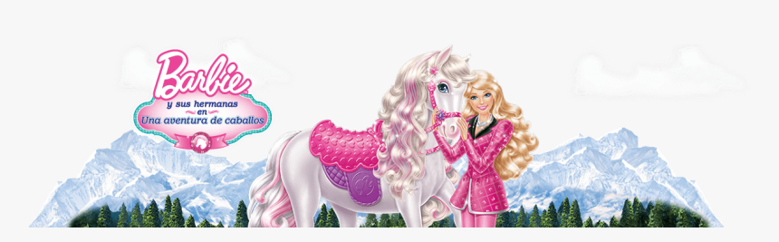 Barbie With Pony Background, HD Png Download