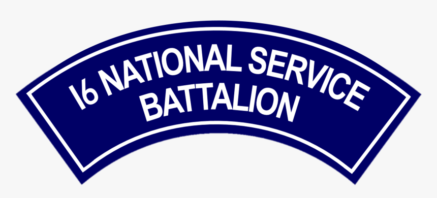 16 National Service Battalion Battledress Flash - Bmw E34 Manual, HD Png Download