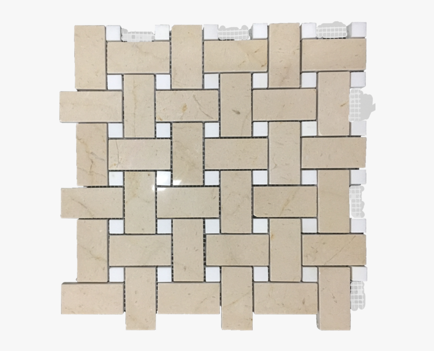 Crema Marfil Basketweave With 5/8 - Wood, HD Png Download