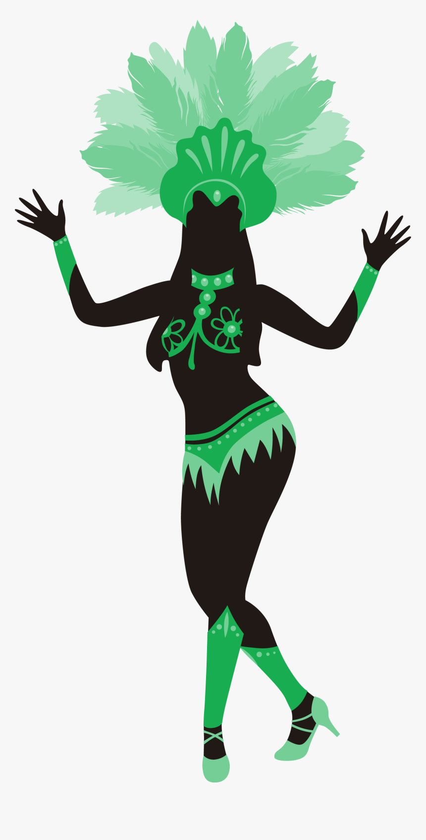 Dancer Vector Carnival - Caribbean Carnival Dancer Png, Transparent Png
