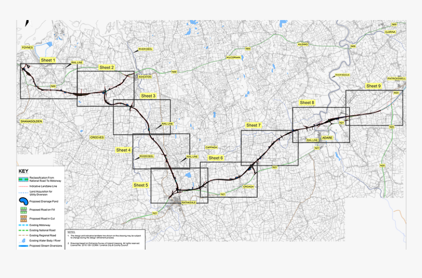 Transparent Road Lines Png - Map, Png Download