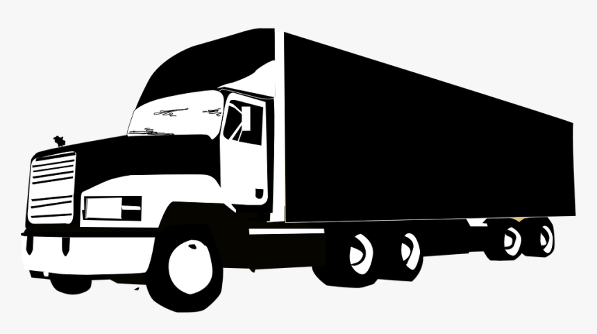 Thumb Image - Black And White Truck, HD Png Download