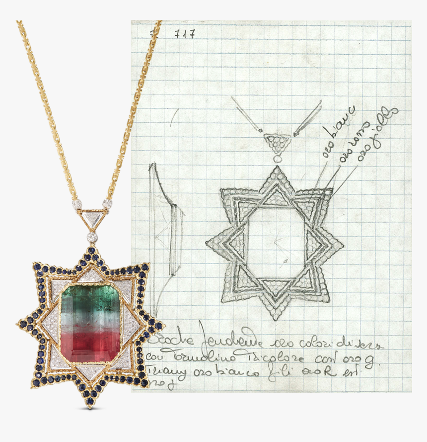 “tricolour” Brooch/pendant - Locket, HD Png Download