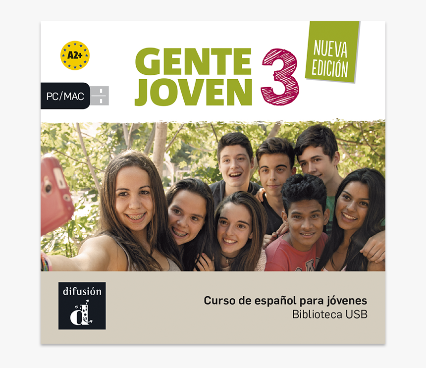 Gente Joven 3 Nueva Edición - Gente Joven - Nueva Edicion By Encina Alonso, HD Png Download