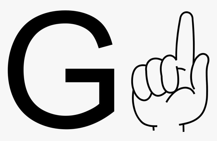 Clip Art A Gente Professor Professora - G Em Libras, HD Png Download