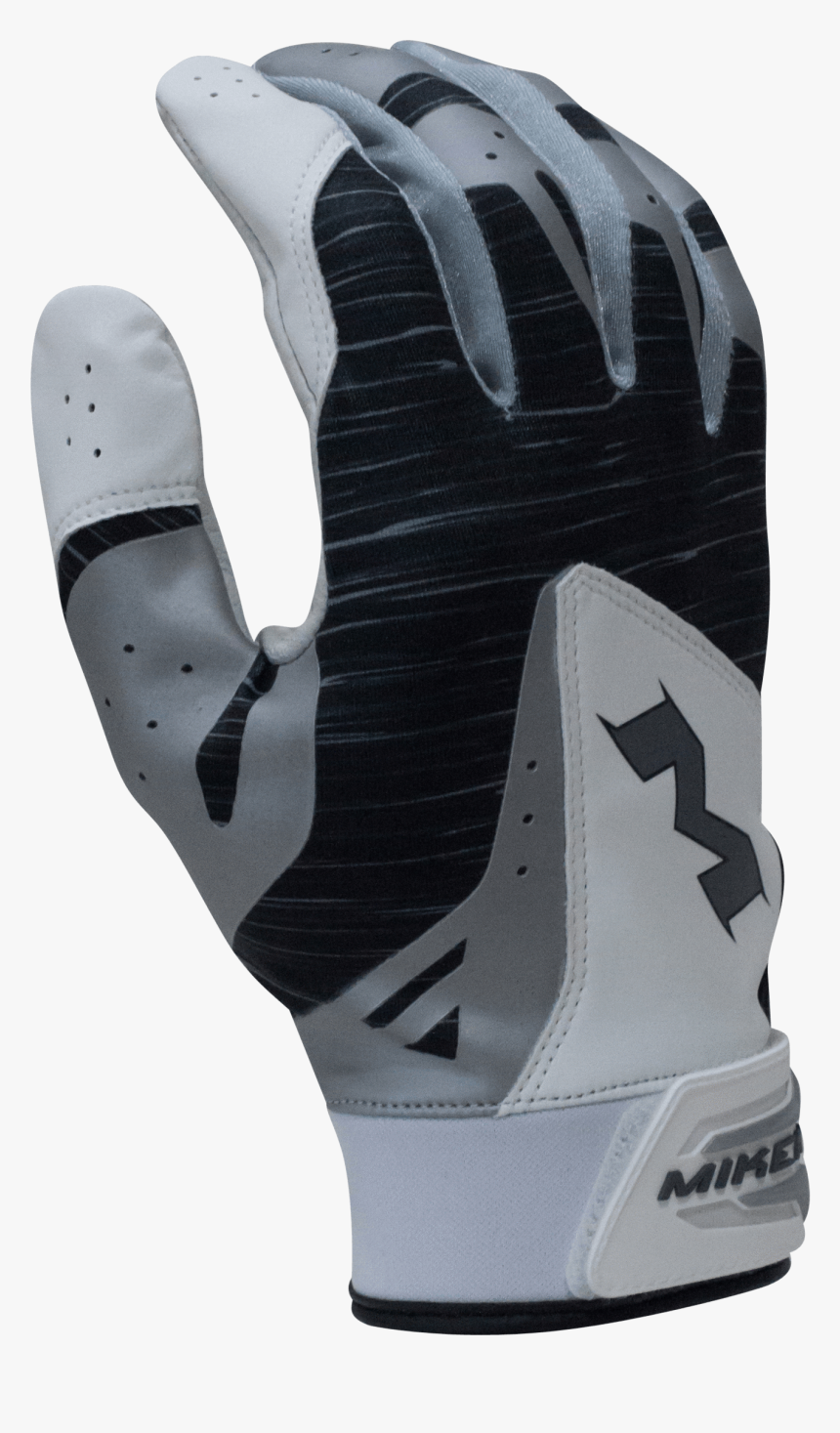 2018 Miken Pro Black Batting Gloves - Miken Batting Gloves Mbgl18, HD Png Download