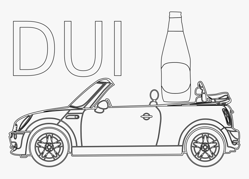 Drink And Driving Drawing, HD Png Download