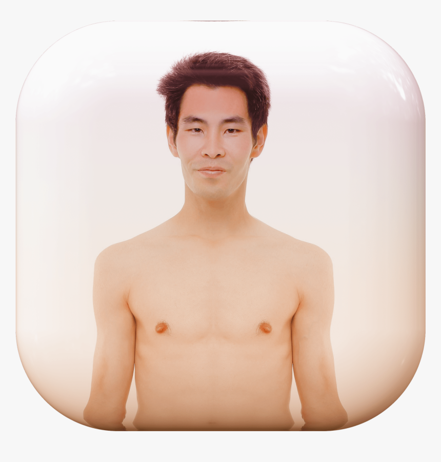 Naked-man - Naked Upper Body, HD Png Download