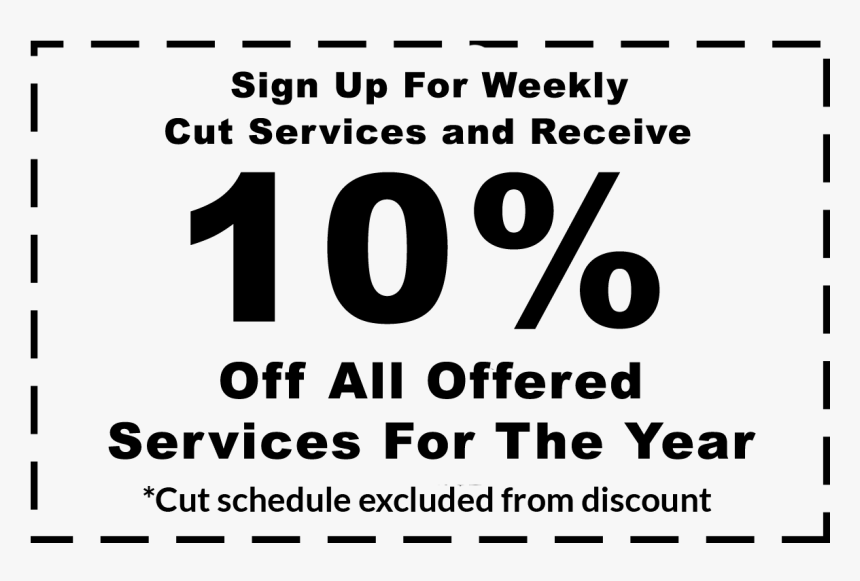 Sign Up For Weekly Cut Services, And Receive 10% Off - Propnex, HD Png Download