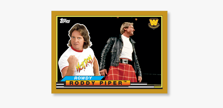 2018 Topps Wwe Heritage Rowdy Roddy Piper Big Legends - Tartan, HD Png Download