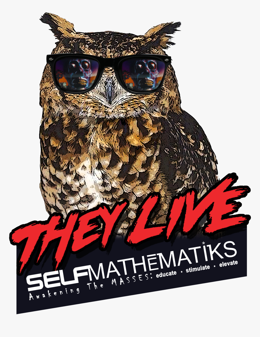 Image Of They Live Long Sleeve Classic T Original - Great Horned Owl, HD Png Download