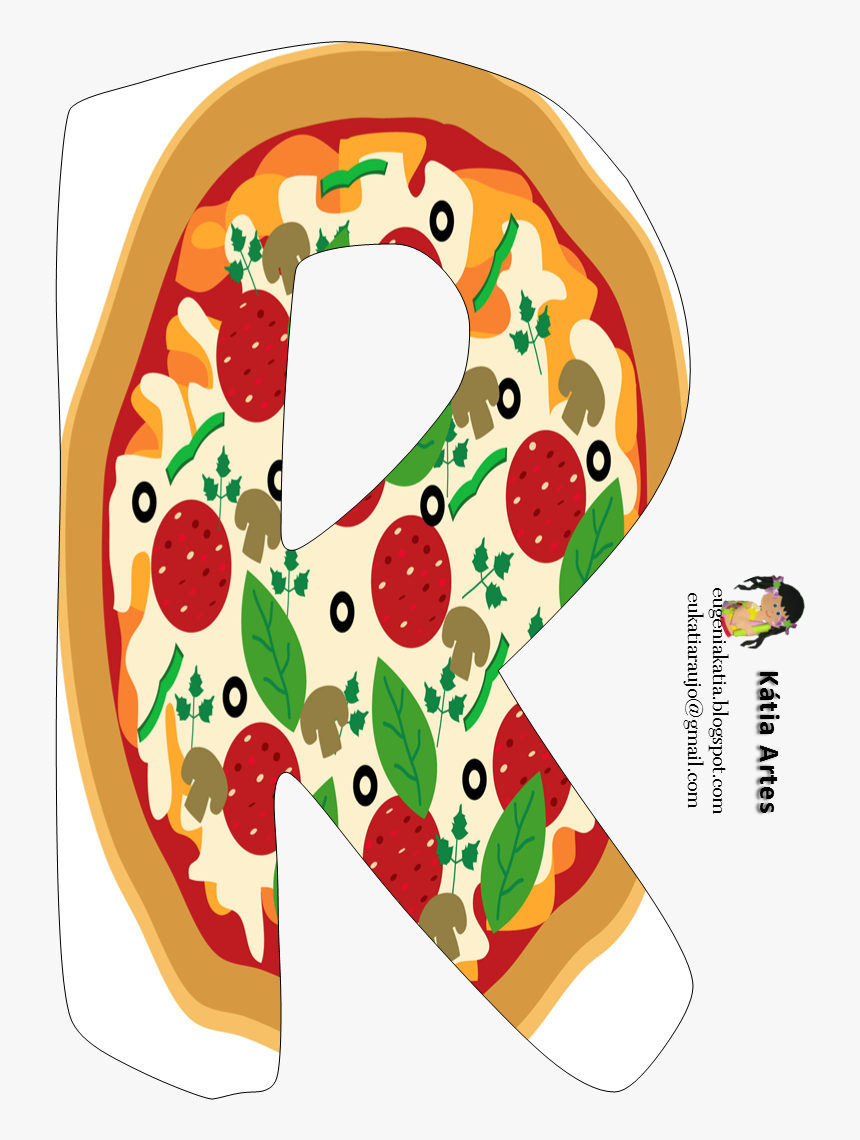 Alfabeto De Pizza, HD Png Download