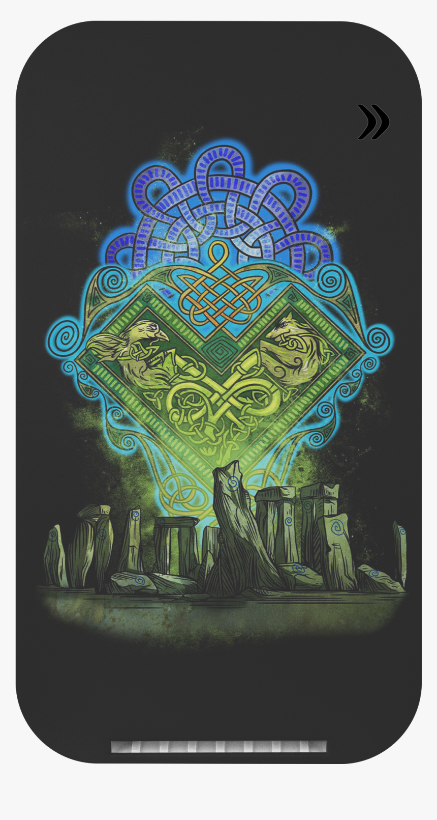 Stonehenge Wireless Phone Charger 
 Class - Graphic Design, HD Png Download