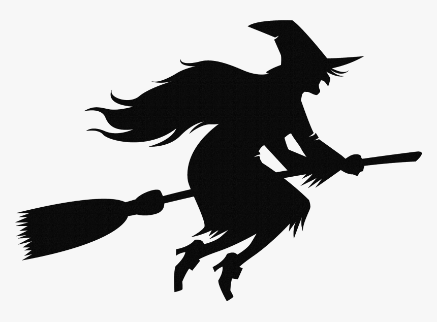 Witch S Broom Witchcraft Halloween - Transparent Background Witch Png, Png Download