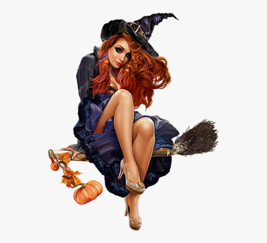 Transparent Sexy Witch Png - Sorcière Balai Png, Png Download