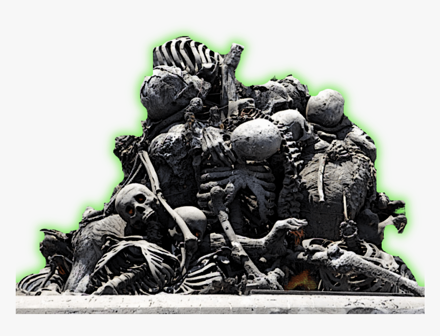 Cacklers Dry Bone Mound, Or Scary Pile Of Bones - Enter At Your Own Risk Halloween, HD Png Download