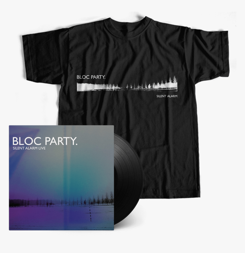 Silent Alarm Lp/tee Bundle - Bloc Party Silent Alarm T Shirt, HD Png Download