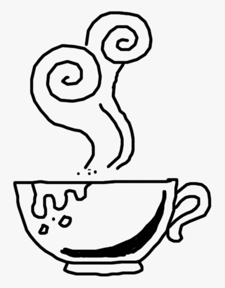 Coffee Cup Doodle Art, HD Png Download