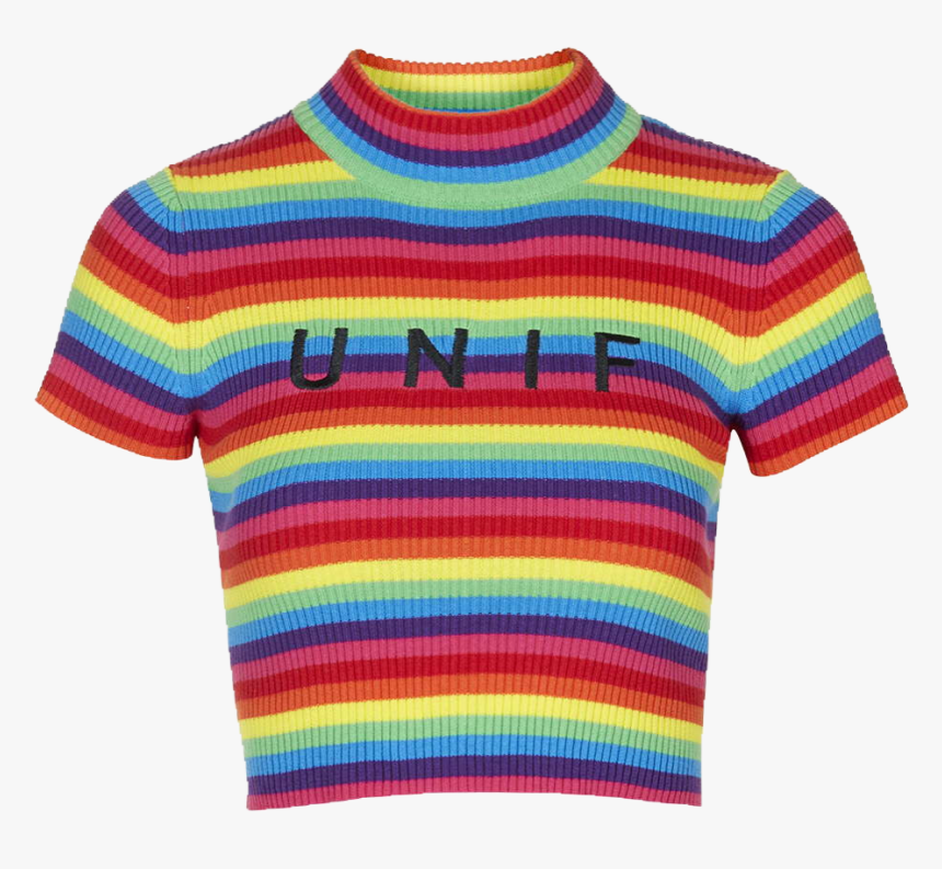 Unif Rainbow Shirt, HD Png Download