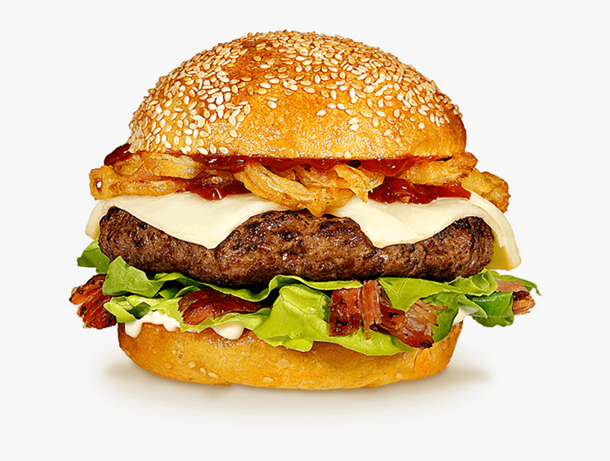 Onion Ring Burger Png, Transparent Png