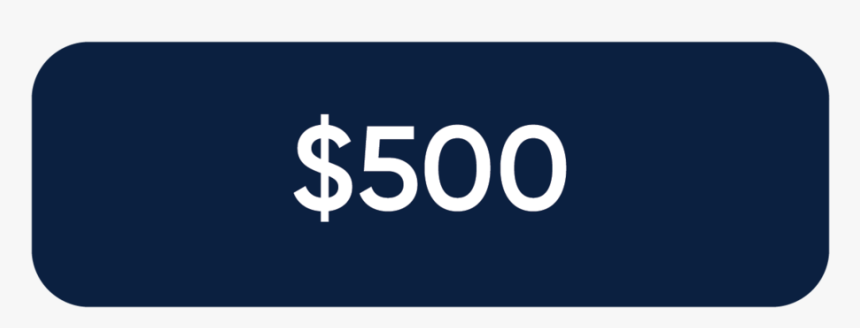 Donate 500 Deep Blue - Graphic Design, HD Png Download