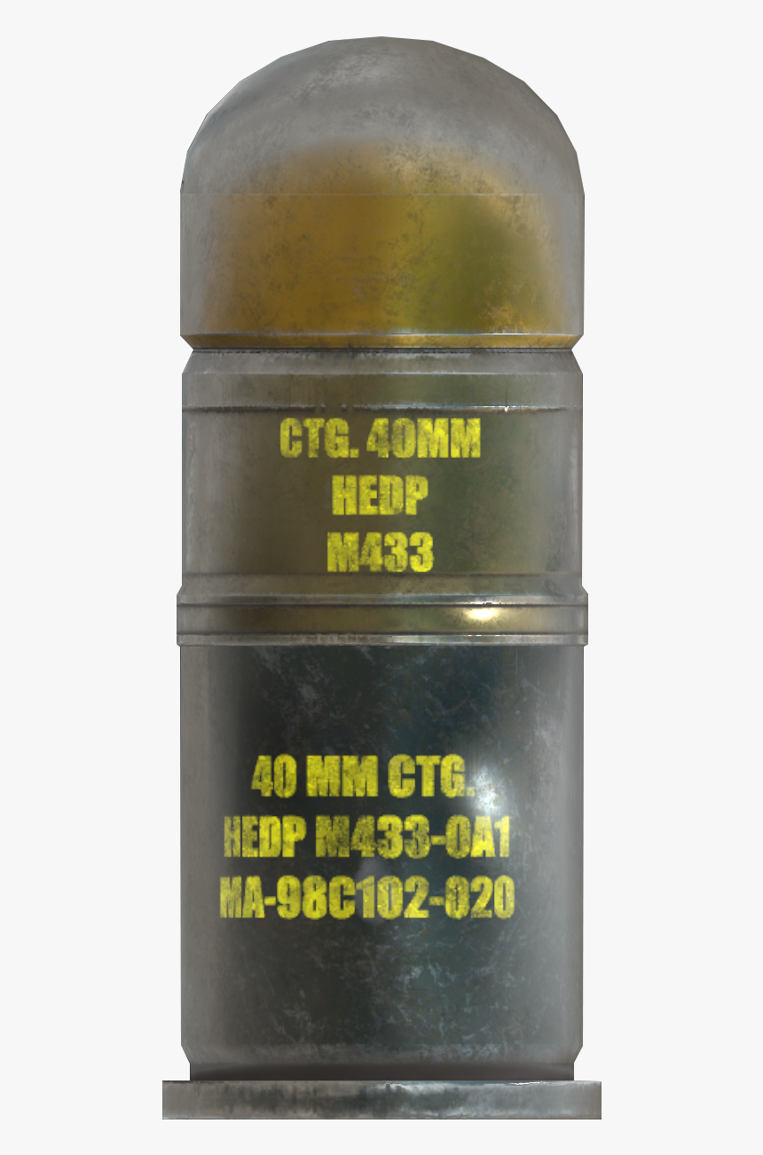 F76 40mm Grenade - Bottle, HD Png Download