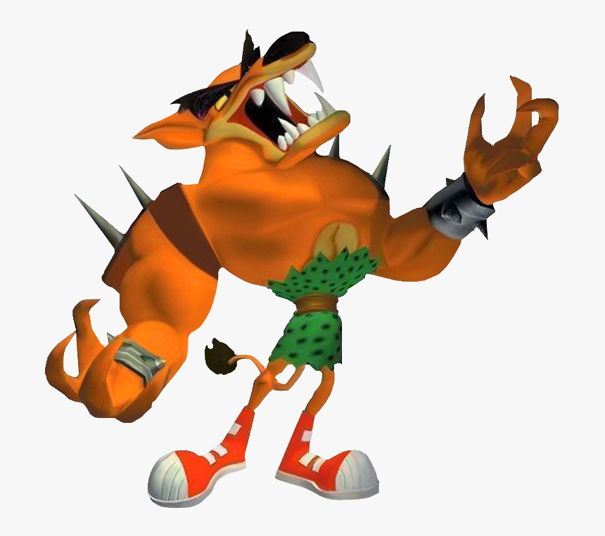 Tiny Clip Claw - Crash Bandicoot Tiny Tiger, HD Png Download