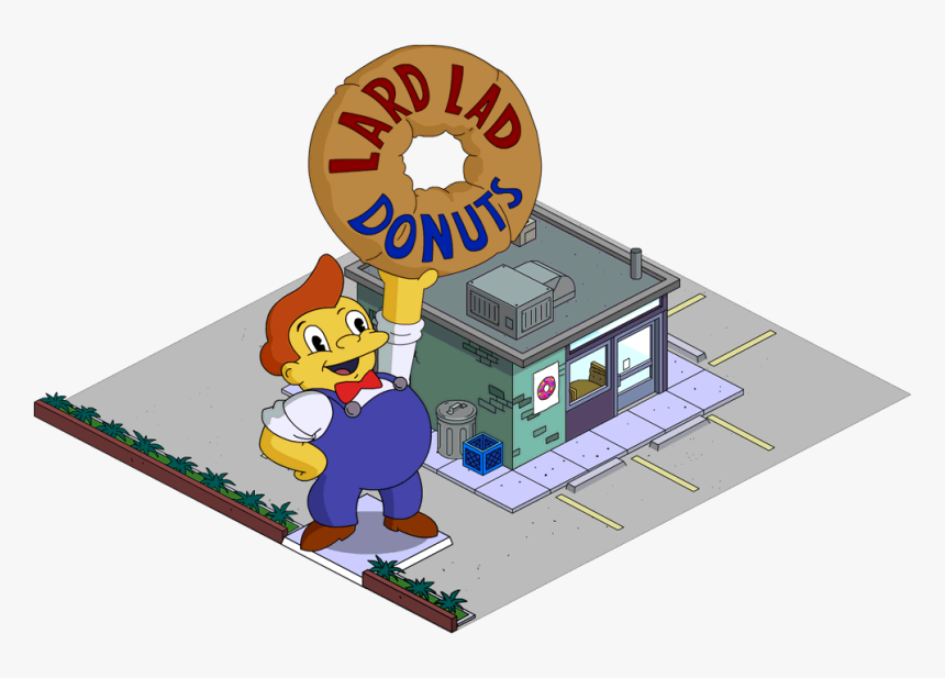 Simpsons Tapped Out Lard Lad Donuts, HD Png Download , Transparent Png Image PNGitem