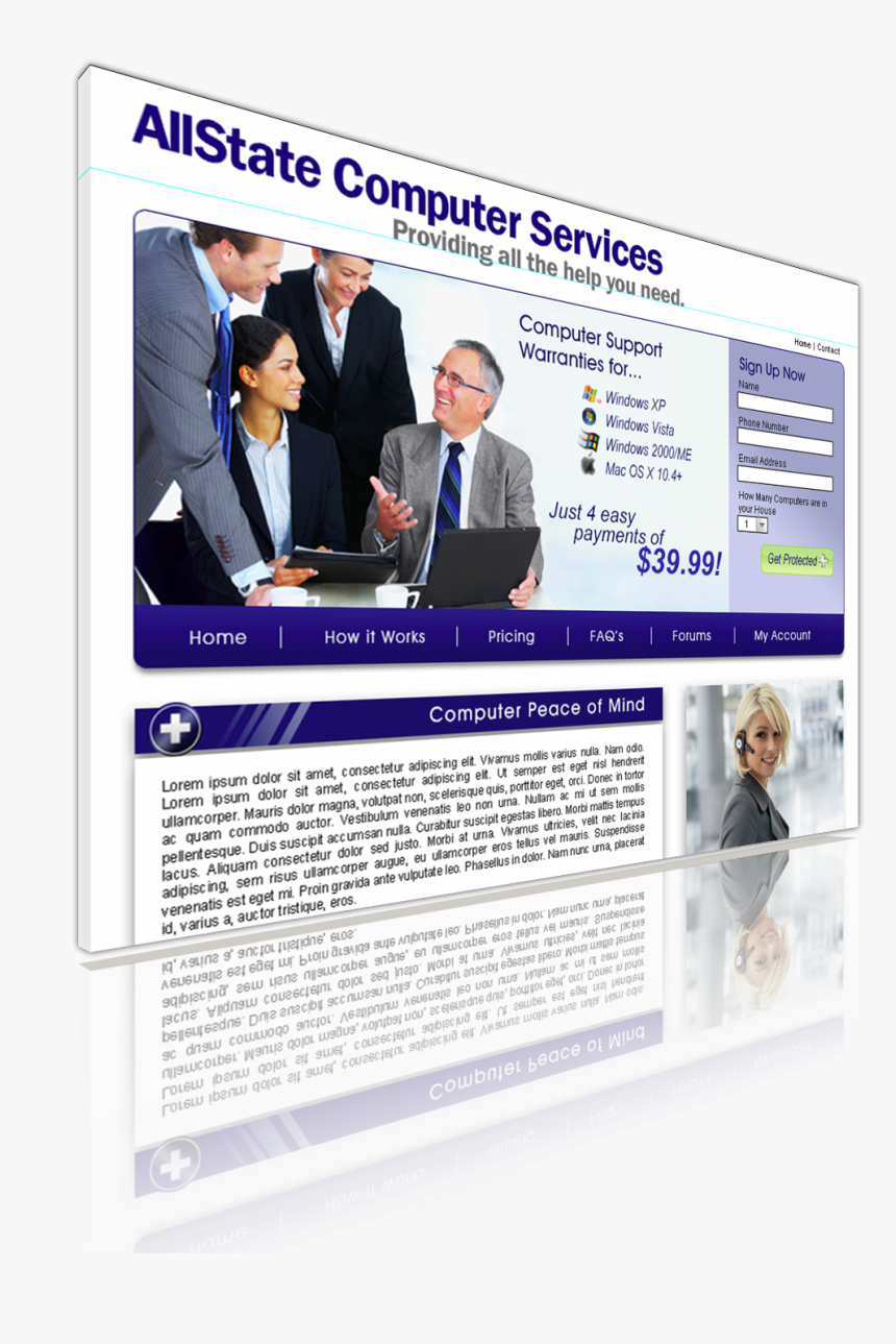 Atlanta-allstate Computer Services - Having A Meeting, HD Png Download