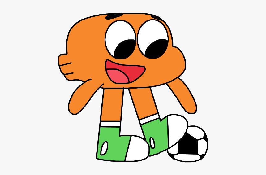Darwin Watterson Playing Footballedj727 Gumball Png Darwin Baby