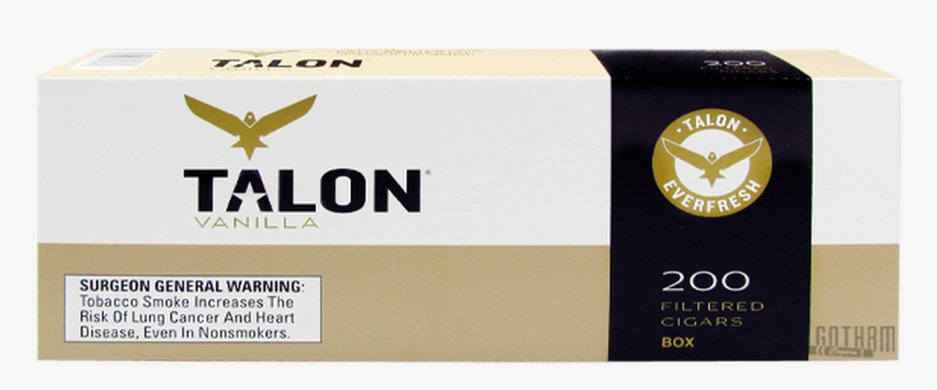 Talon Filtered Cigars Vanilla Box - Carton, HD Png Download