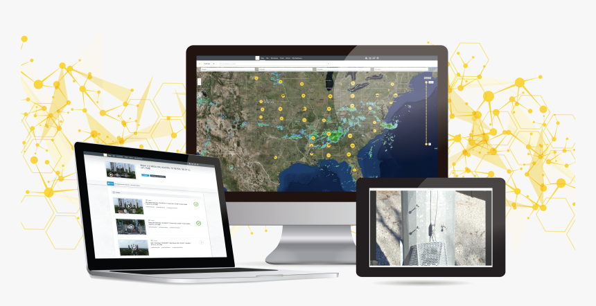 Led-backlit Lcd Display, HD Png Download