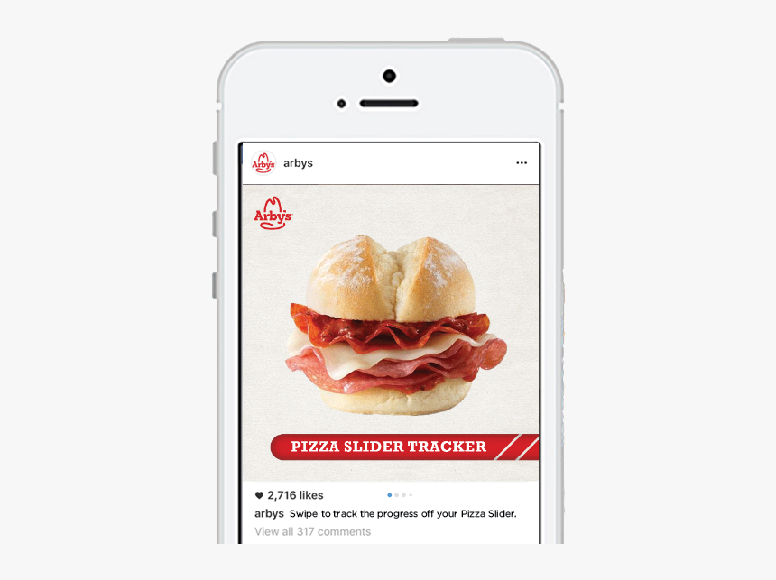 Arby S Pizza Slider Tracker2, HD Png Download