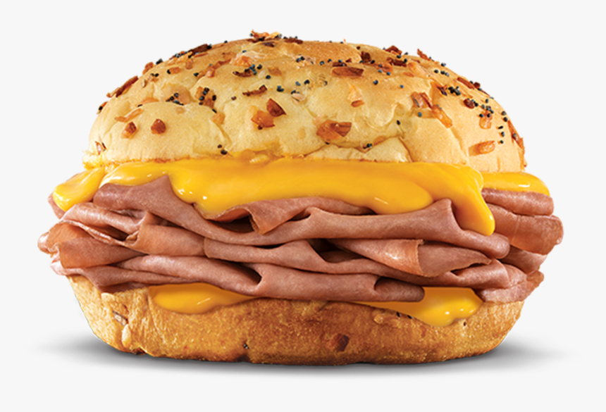 Roast Beef And Cheddar On An Onion Roll, HD Png Download