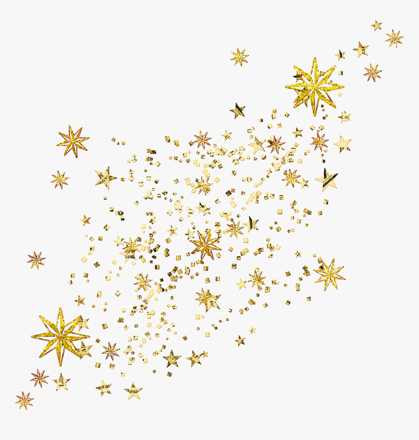 Bansuri With Peacock Feather Png -star Transparent - Gold Sparkle Png Transparent, Png Download