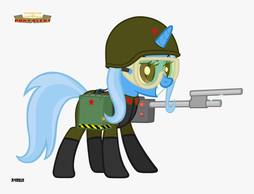 Mlp Trixie Soldier, HD Png Download