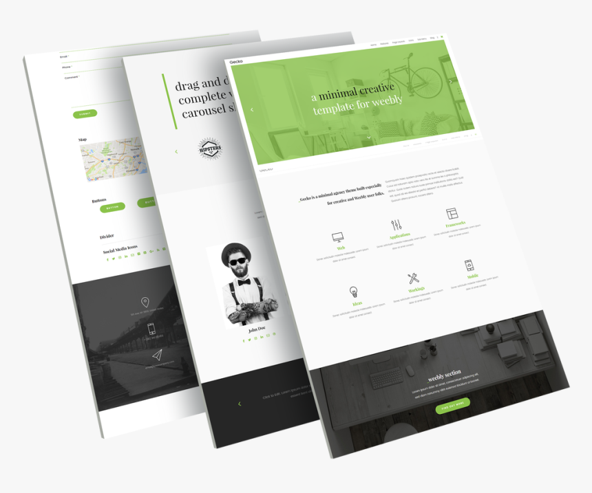 Minimal Weebly Template - Minimal Weebly Themes, HD Png Download