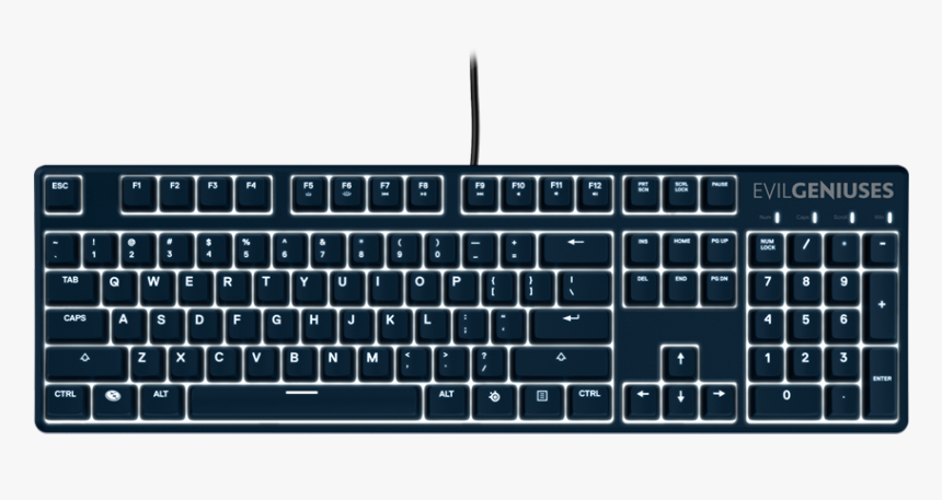 Transparent Evil Geniuses Logo Png - Steelseries Apex 150 Gaming Keyboard, Png Download
